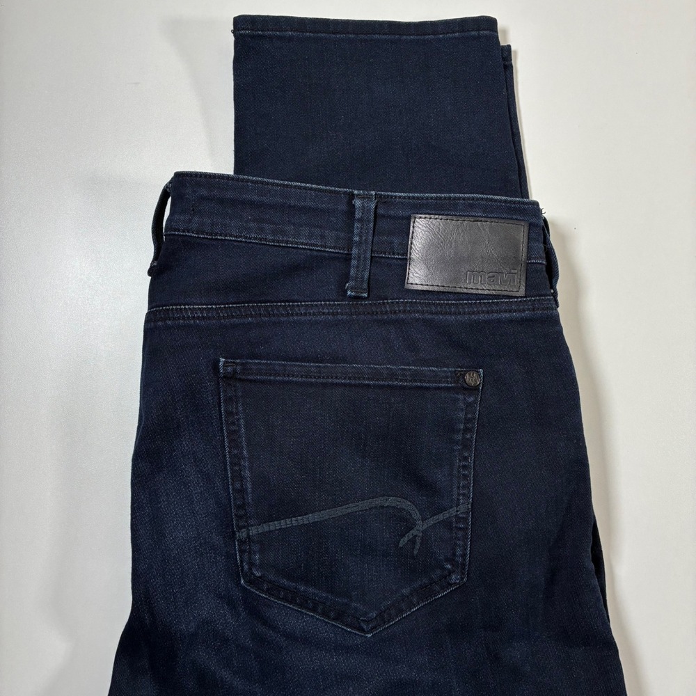 Mavi Jake Jeans 42x31 Dark Wash Indigo Slim Leg Stretch Denim 40x30
